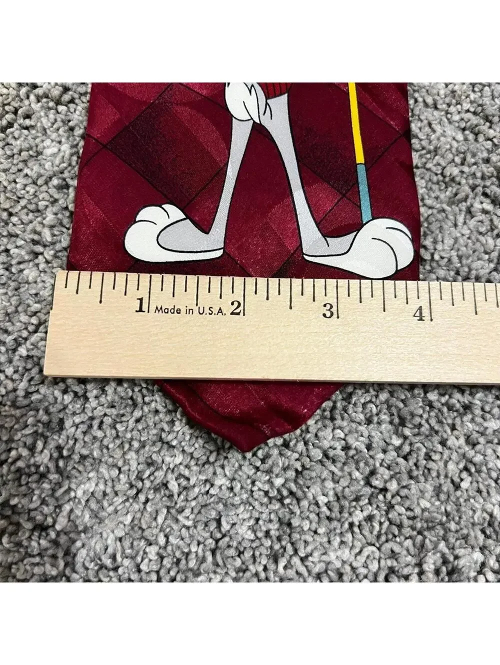Looney Tunes Bugs Bunny Yosemite Sam Tie NWT